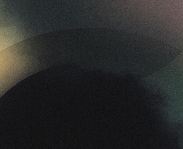 abstract, low-light with soft, overlapping dark shapes.