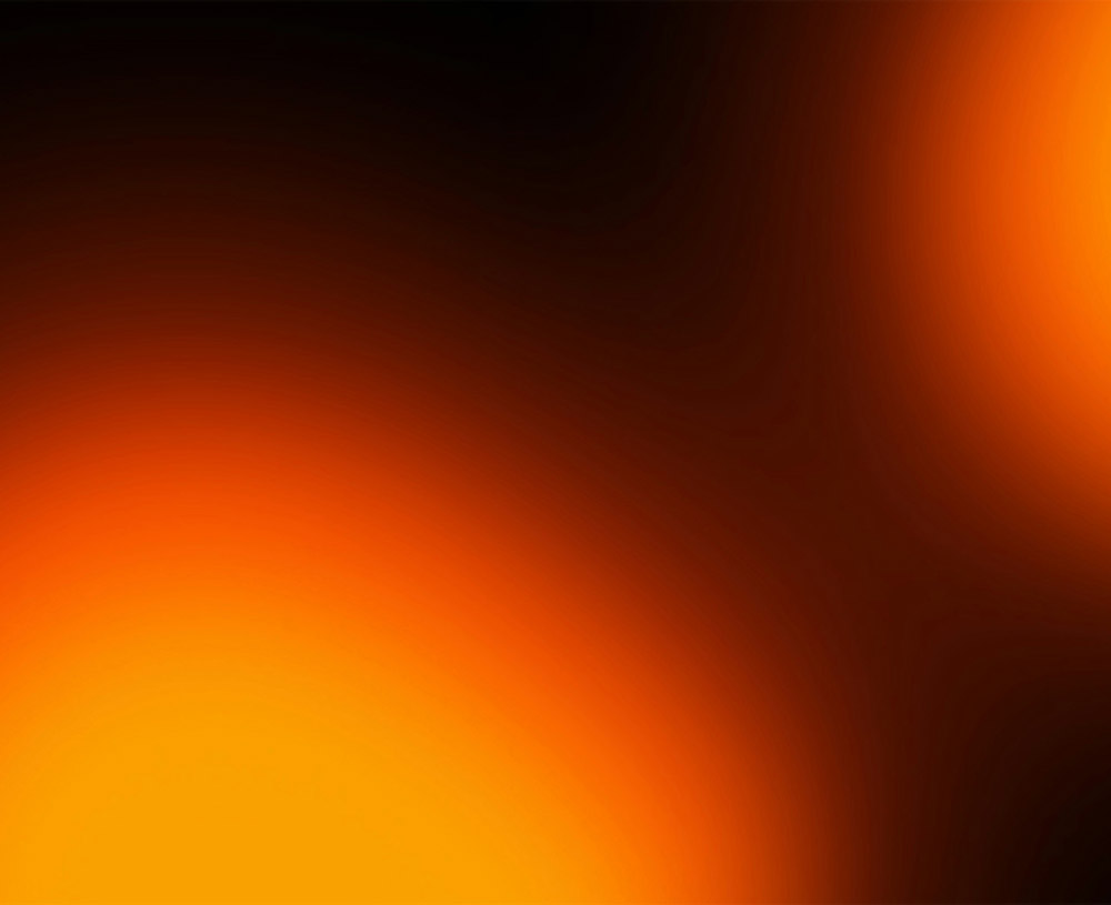 abstract gradient swirls with two orange orbs surrounded by brown and red coloring