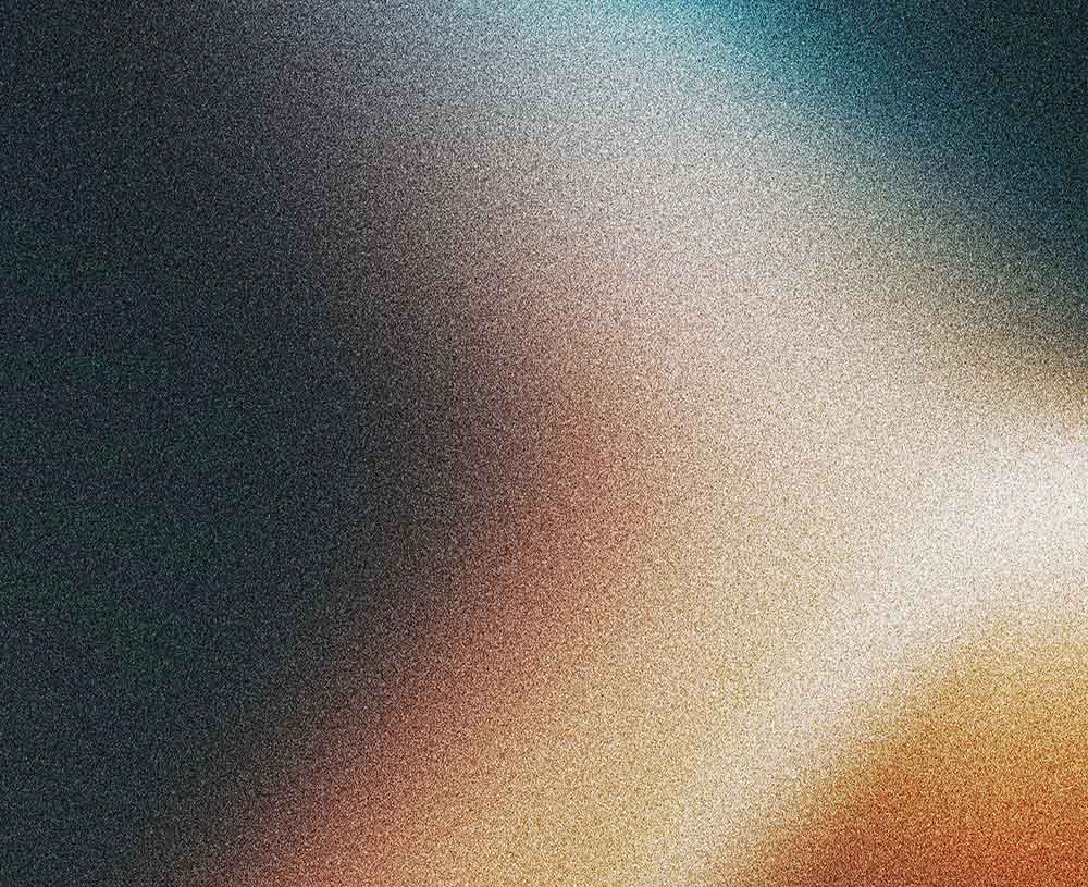 grainy image almost illustrating forward movement with white and orange hues