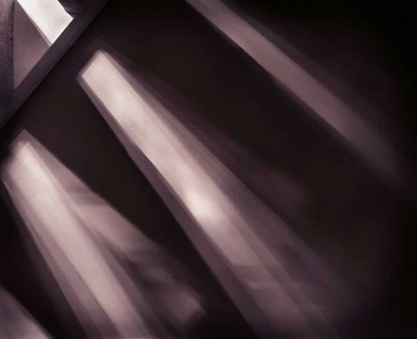 Lights coming through windows from above