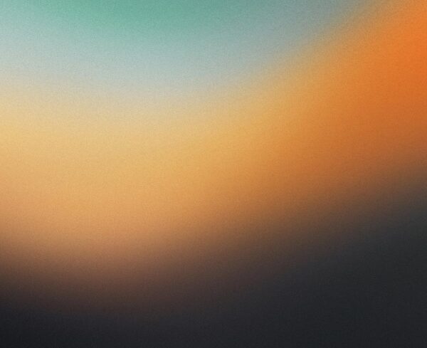 black, orange, blue gradients layered on top of one another