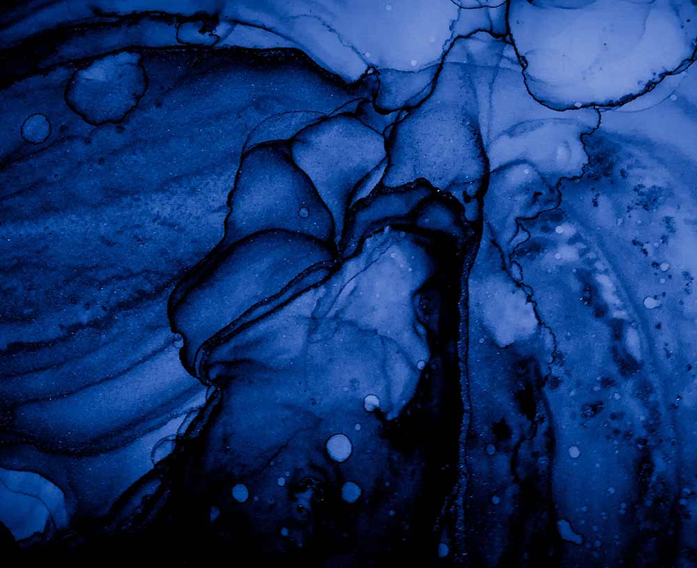 blue and black ink leaks