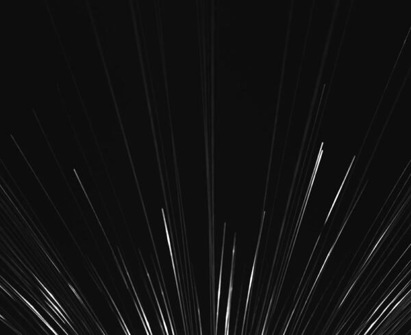 Light streams coming from bottom of darkness