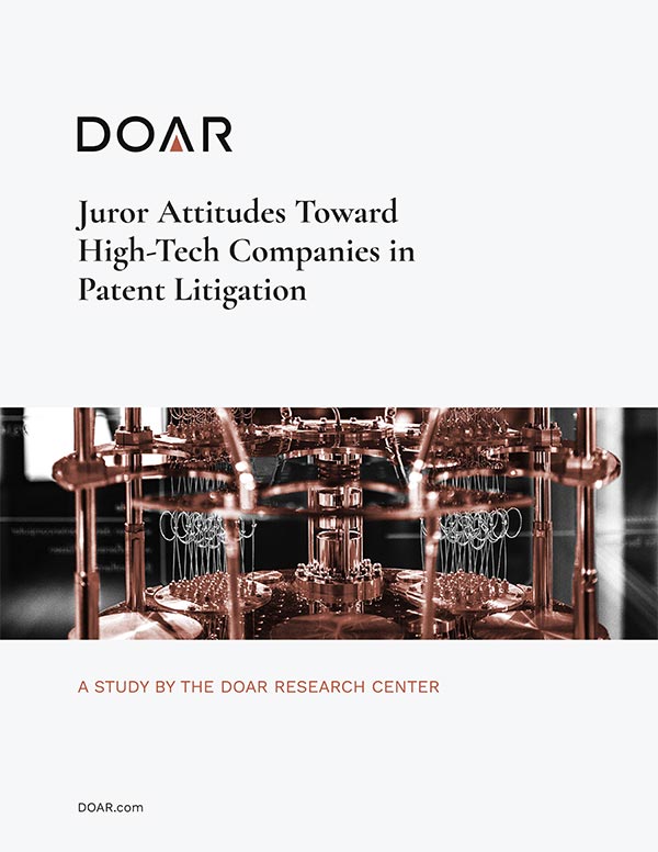 Report Cover with image of Quantum Computer where the entire photo is in black and white but the computer is tinted with a copper color.