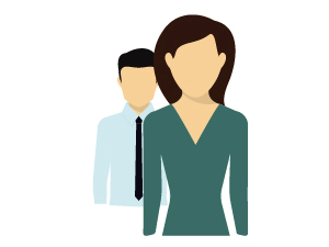 Gender demographics visualization