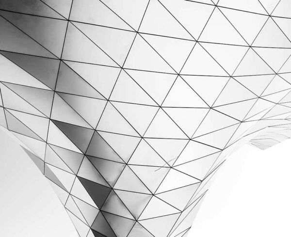 white and black triangle texture on washed out background